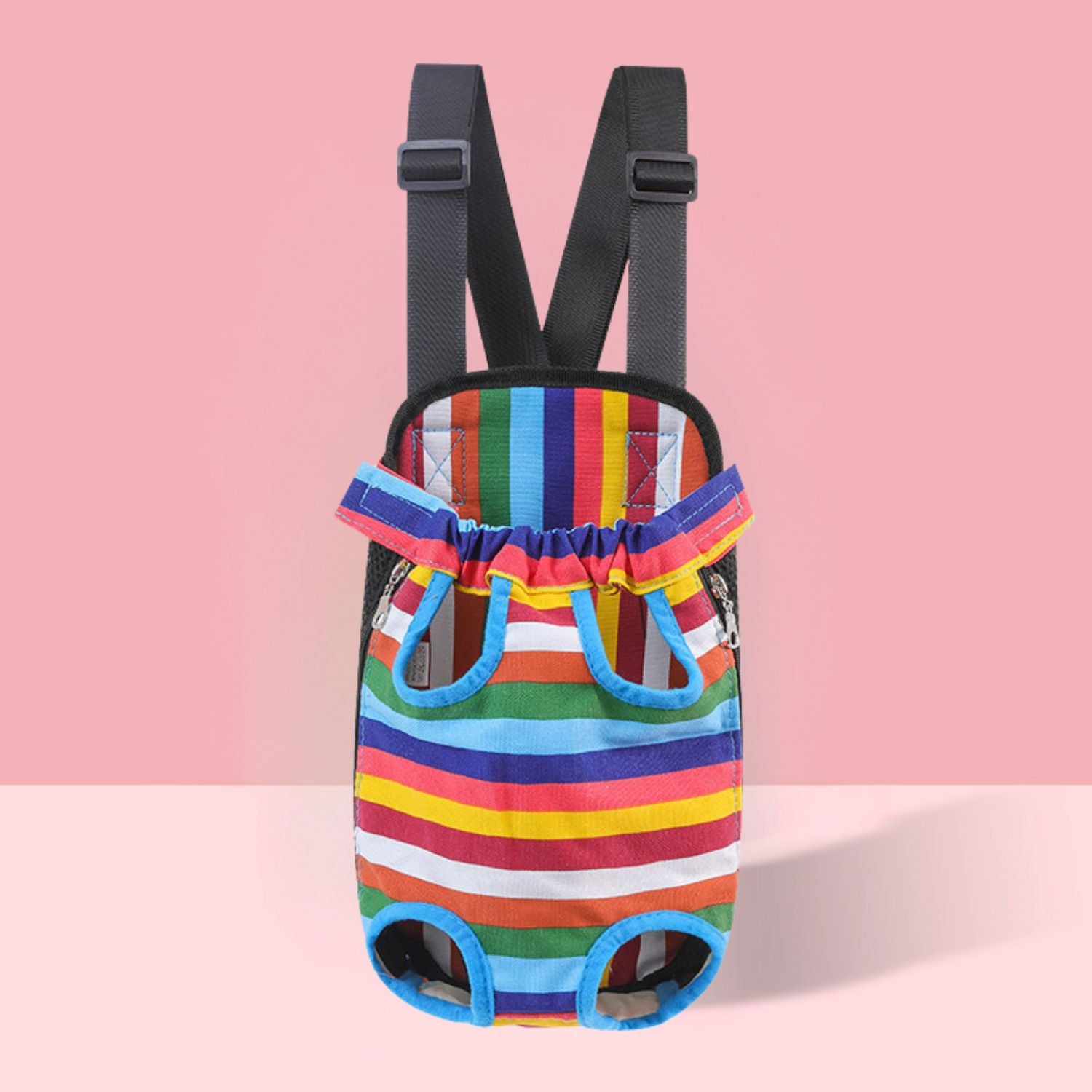 Huisdier Avonturenpakket veelkleurige strepen draagzak